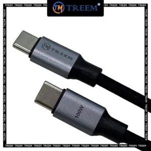 TREEM 100W (0.25/1/2M) USB-C to USB-C Fast Charging Cable (Root Series)