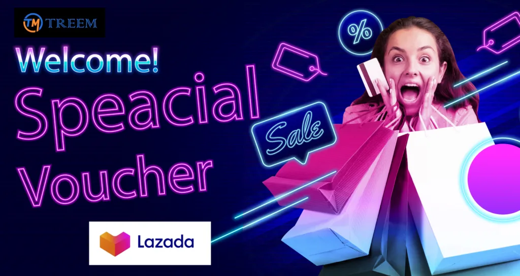 Treem Lazada Voucher welcome