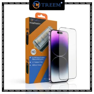 TREEM InstaShield+ iPhone 17 / 16 / 15 Series Tempered Glass Screen Protector (with Self-Paste installation Kit)