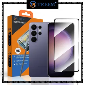 TREEM InstaShield+ Samsung S26 Series Tempered Glass Screen Protector (with Self-Paste installation Kit)